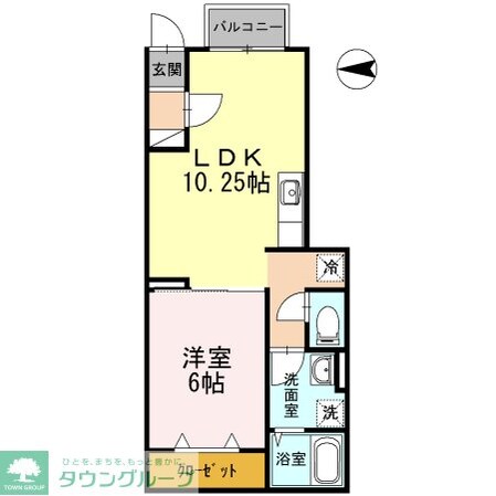 ソワーニュの物件間取画像